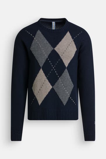 LA MARTINA Wollmix-Pullover navy