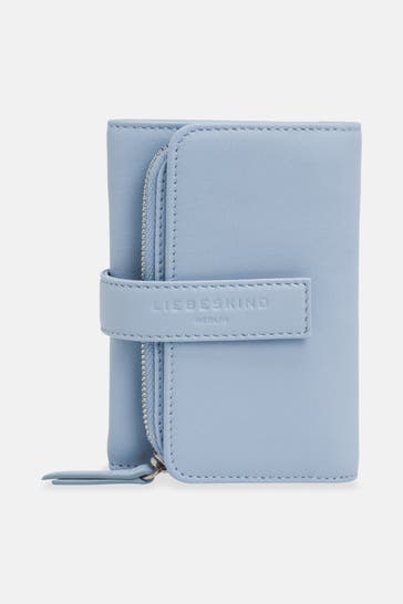 LIEBESKIND BERLIN Ledergeldbörse 'Kate' hellblau