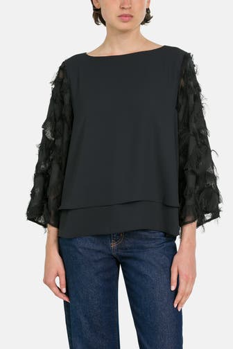 BETTY BARCLAY Blusenshirt schwarz