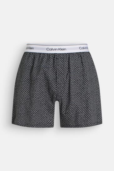 CK UNDERWEAR Boxershorts schwarz gemustert