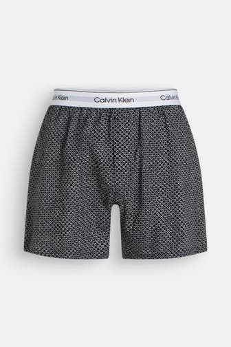 CK UNDERWEAR Boxershorts schwarz gemustert