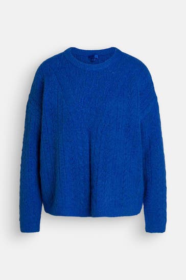 GUESS Strickpullover 'Sylvie' königsblau