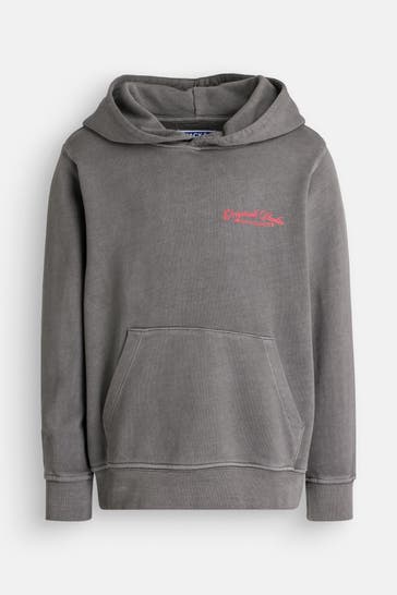 JACK & JONES Hoodie grau