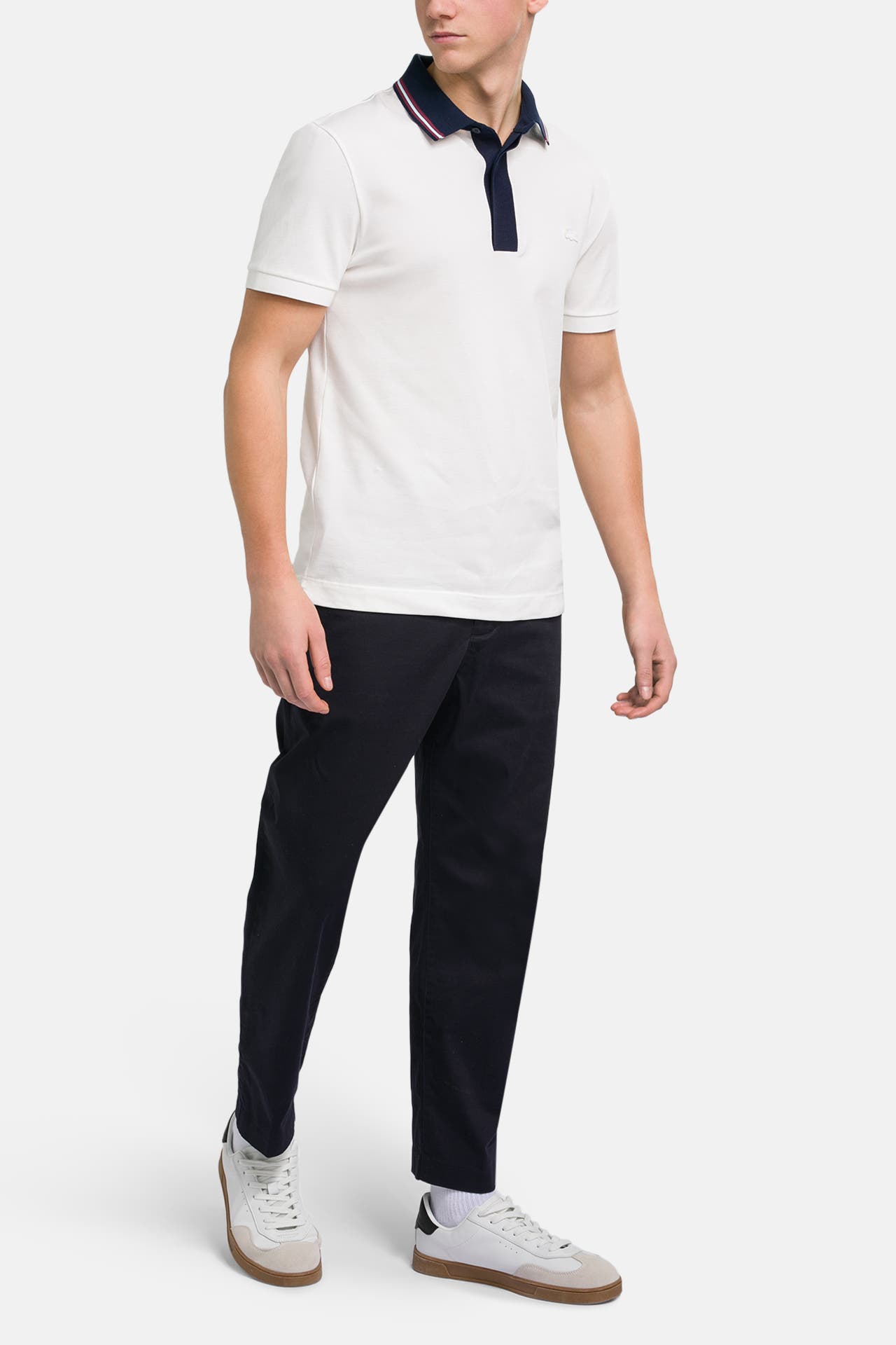 LACOSTE Chino schwarzblau tapered, Bild 1