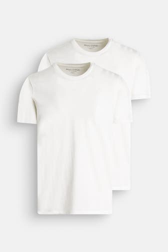 MARC O'POLO 2er-Pack T-Shirt ecru