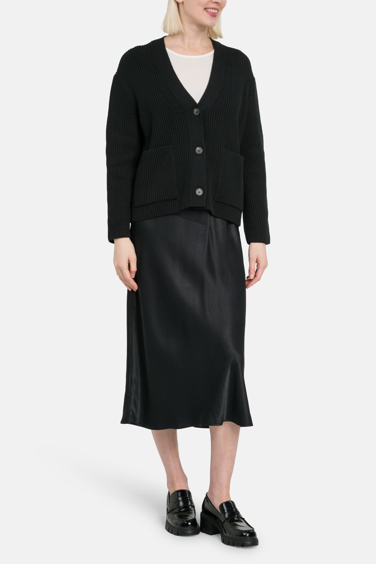 S.OLIVER BLACK LABEL Satinrock schwarz, Bild 1