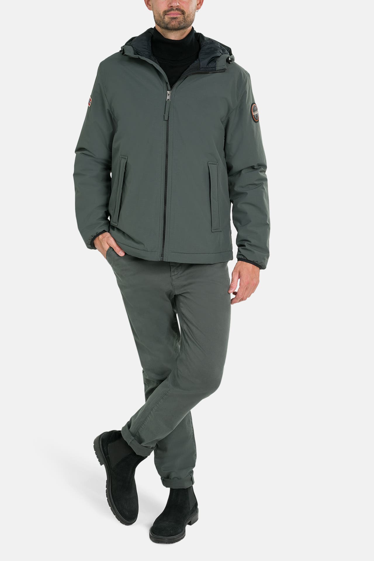 NAPAPIJRI Übergangsjacke 'Alther' graugrün, Bild 1