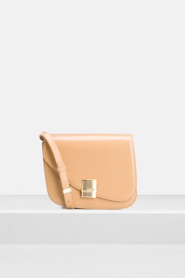 FERRAGAMO Umhängetasche 'Fiamm' beige