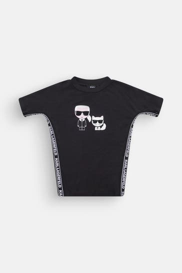 KARL LAGERFELD Kleid schwarz