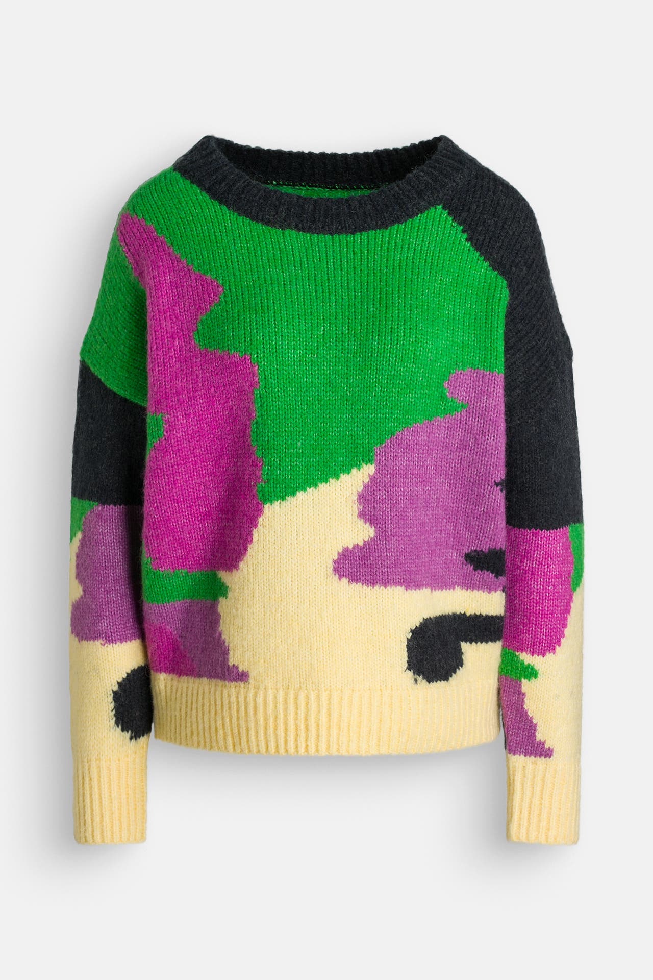 LOLLYS LAUNDRY Strickpullover 'Selma' gemustert, Bild 1