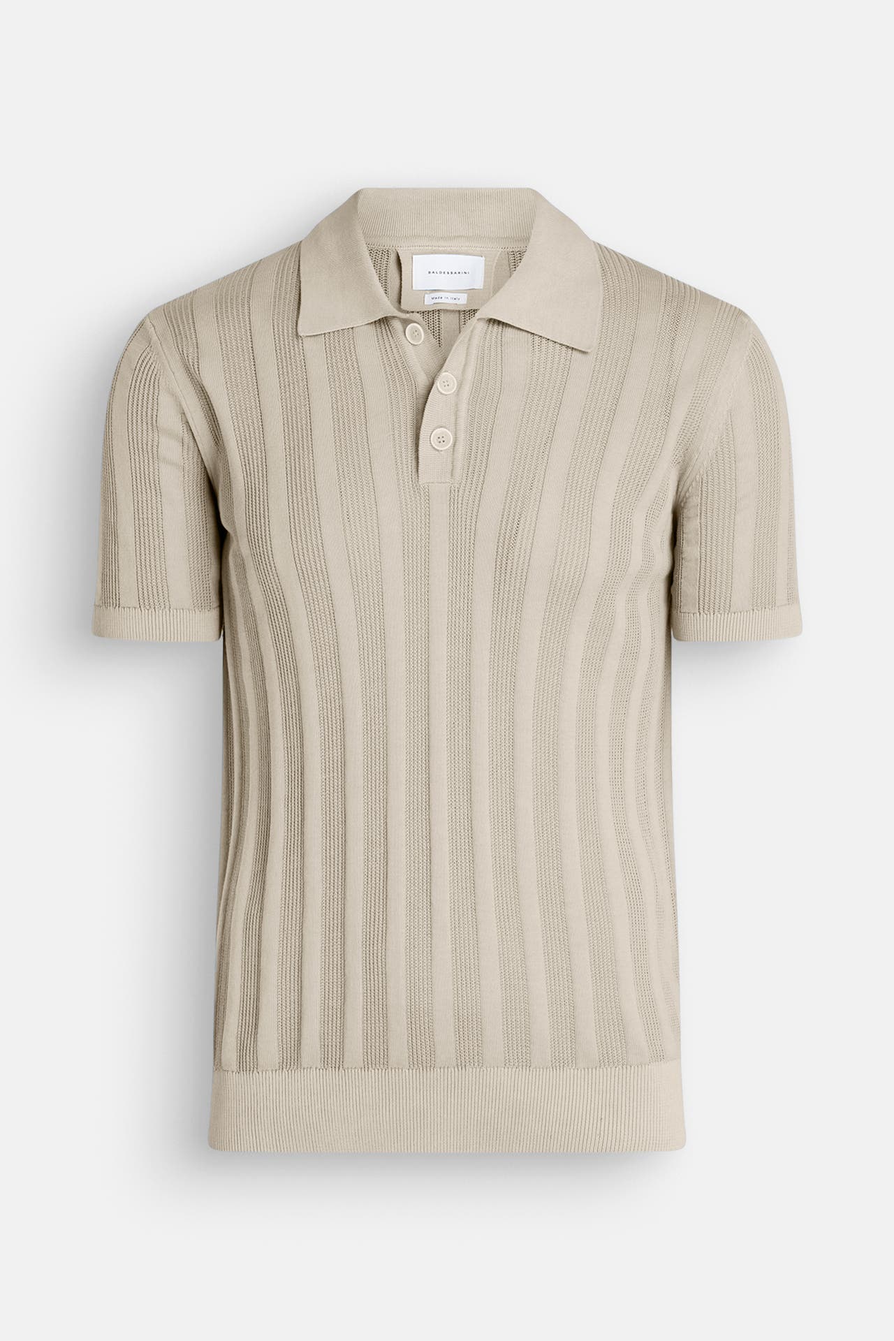 BALDESSARINI Strick-Polo 'Klosy' sand, Bild 1