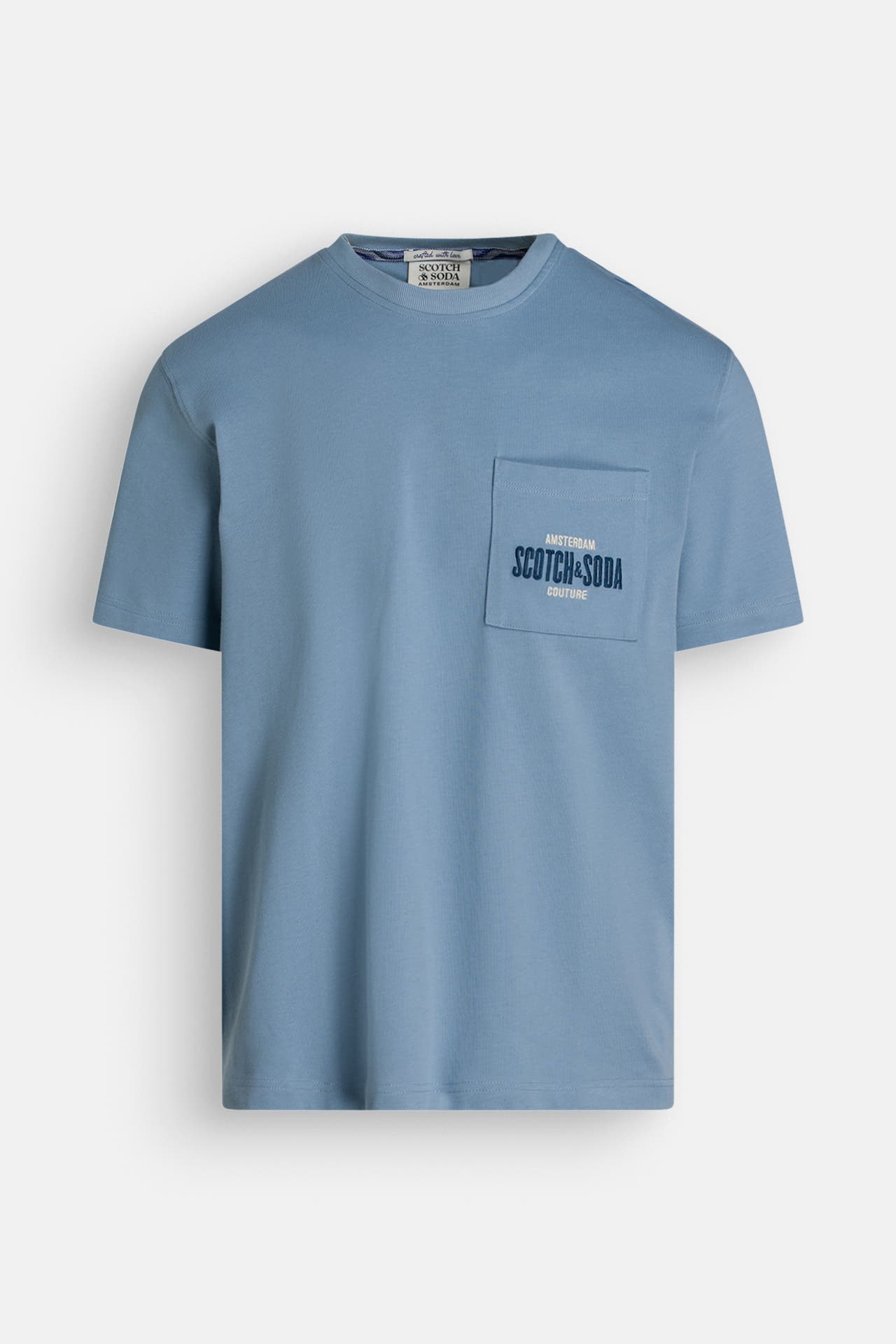 SCOTCH & SODA T-Shirt taubenblau, Bild 1