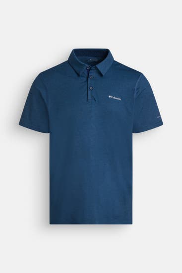 COLUMBIA - Funktions-Polo azurblau