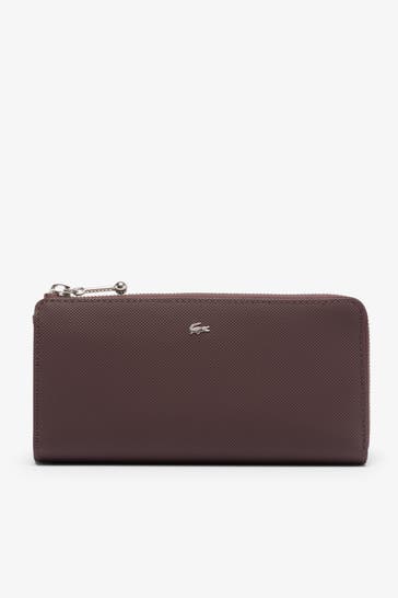 LACOSTE Geldbörse dunkelbraun
