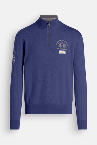 LA MARTINA Stricktroyer graublau