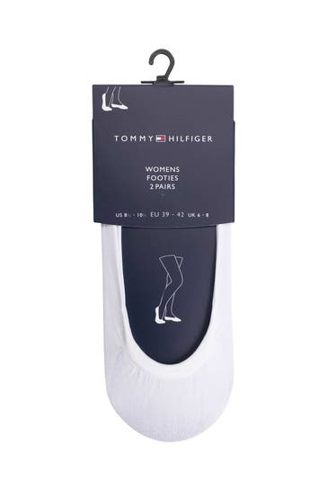 TOMMY HILFIGER 2er-Pack Ballerina-Socken weiß