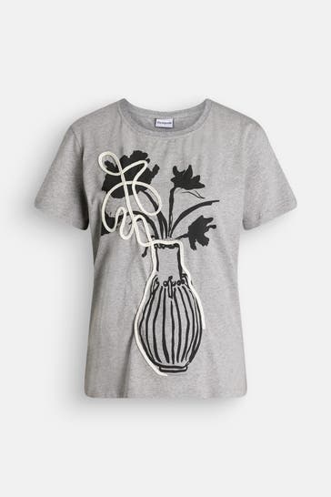 DESIGUAL T-Shirt 'Shadow' grau