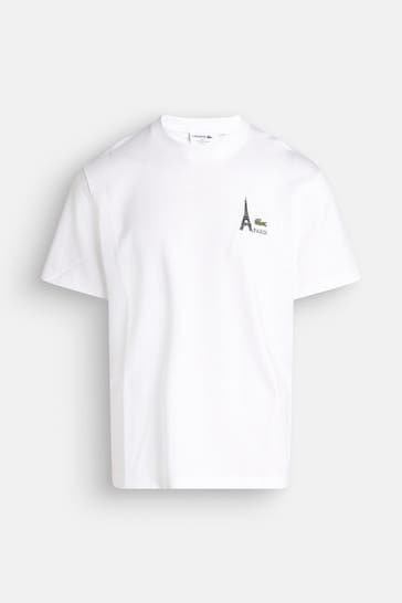 LACOSTE T-Shirt weiß