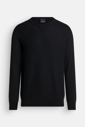 STRELLSON Strickpullover 'Adrian' schwarz