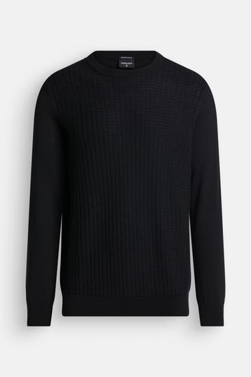 STRELLSON - Strickpullover 'Adrian' schwarz