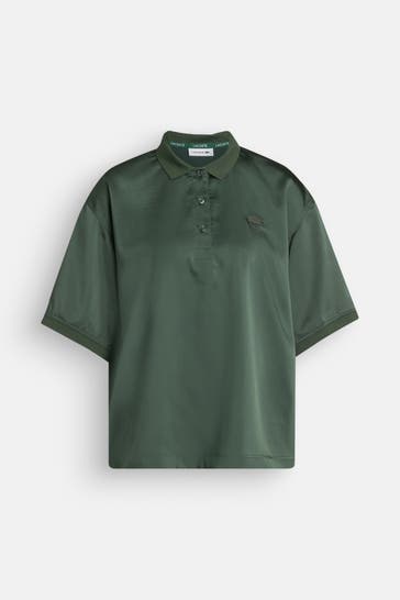 LACOSTE Polo-Shirt waldgrün