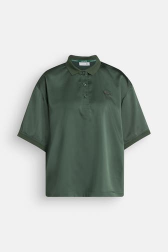 LACOSTE Polo-Shirt waldgrün