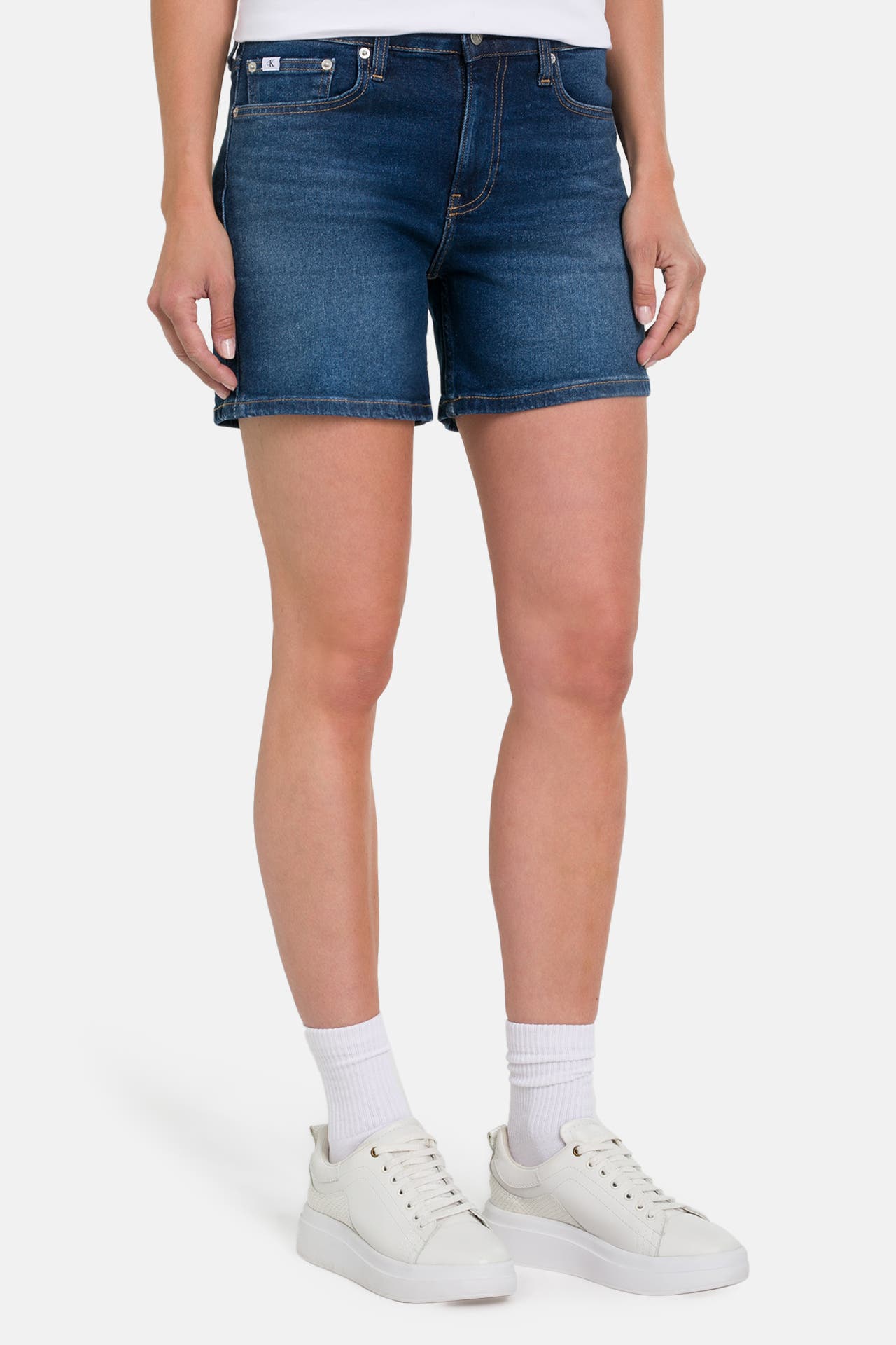 CALVIN KLEIN Jeansshorts dunkelblau, Bild 1