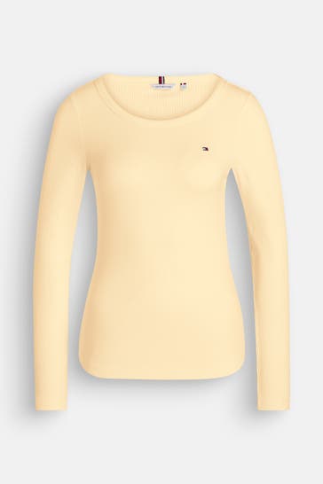 TOMMY HILFIGER Longsleeve hellgelb