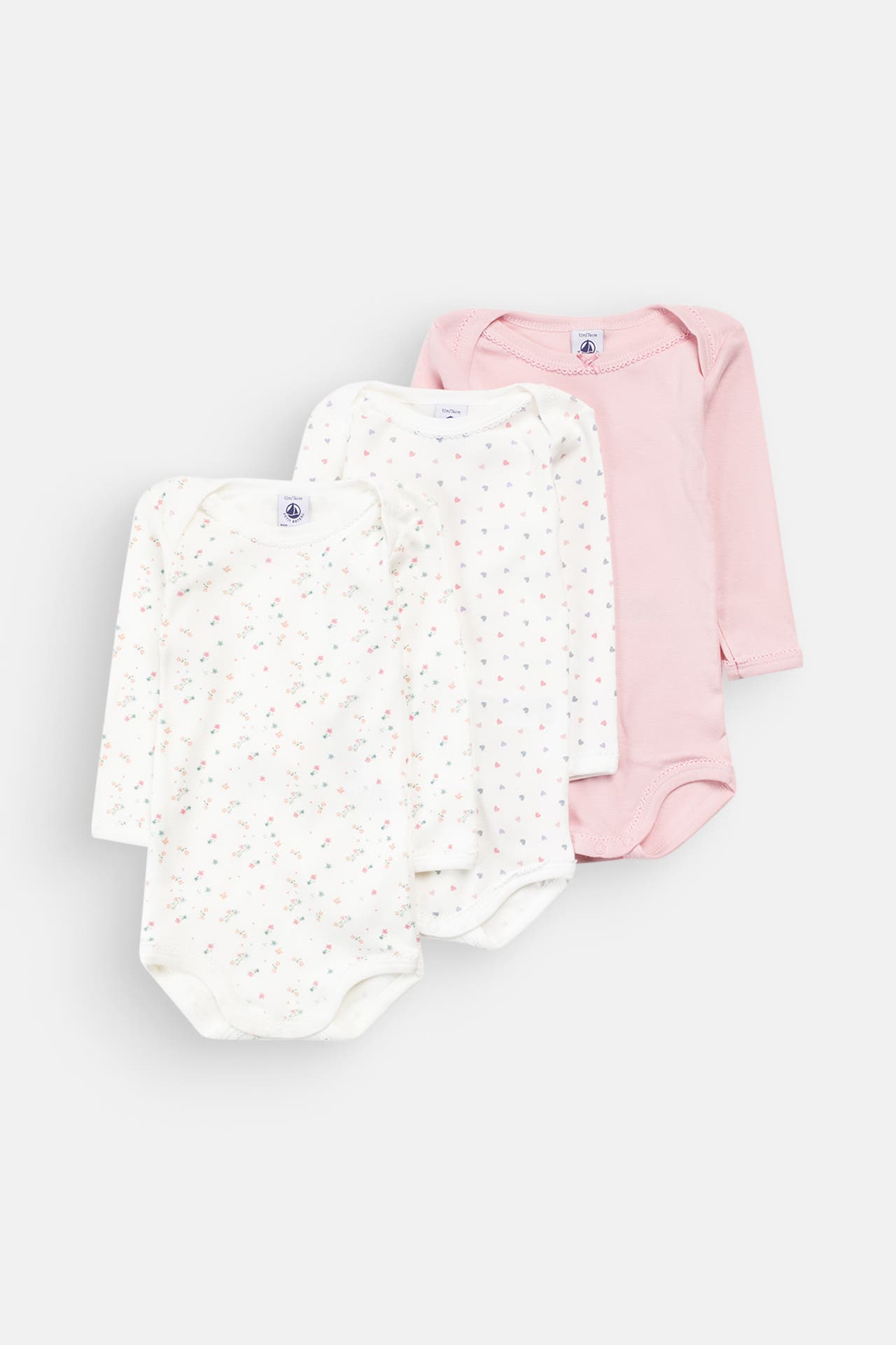 PETIT BATEAU 3er-Pack: Body mehrfarbig, Bild 1