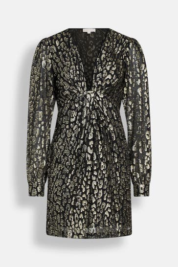 MICHAEL MICHAEL KORS Kleid schwarz gemustert
