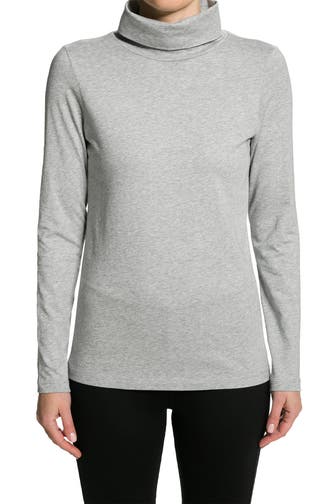 MARC O'POLO Rollkragenshirt grau