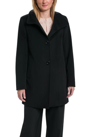 GIL BRET Wollmixmantel schwarz