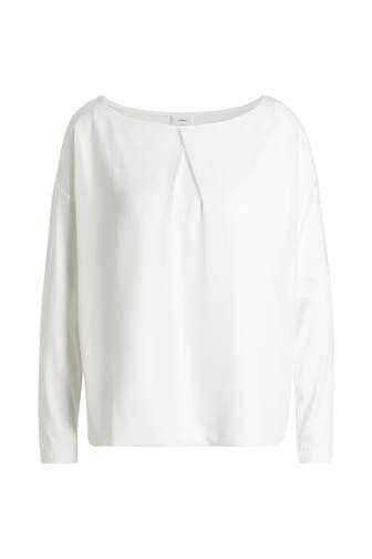 S.OLIVER BLACK LABEL Blusenshirt weiß