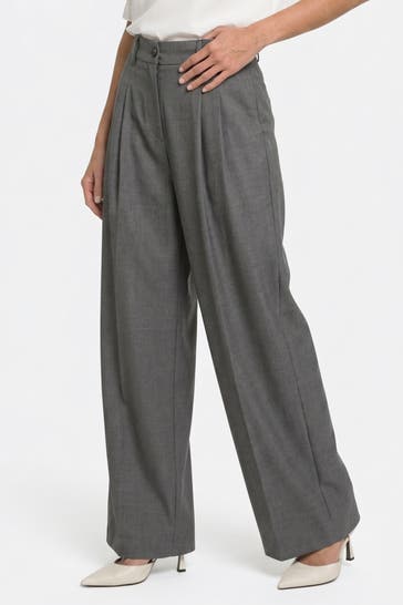 RIANI Stoffhose grau
