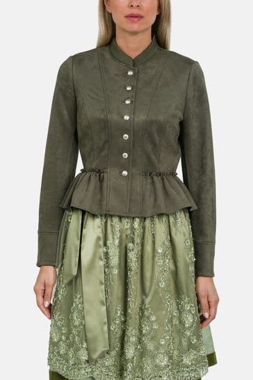 KRÜGER Trachtenjacke 'Edurne' oliv