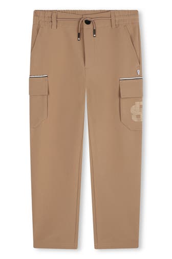 BOSS Cargohose hellbraun