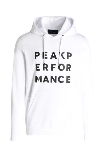 PEAK PERFORMANCE Hoodie 'Ground' weiß