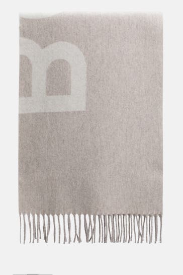 BOGNER Wollschal greige