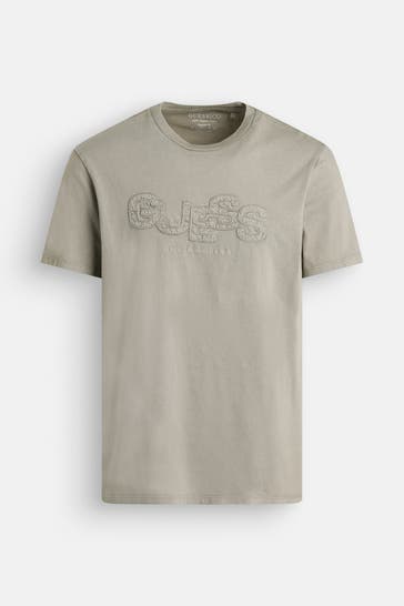 GUESS T-Shirt graugrün