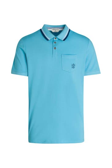TOM TAILOR Polo-Shirt hellblau