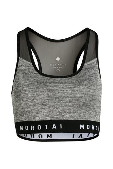 MOROTAI Sport-Bustier grau