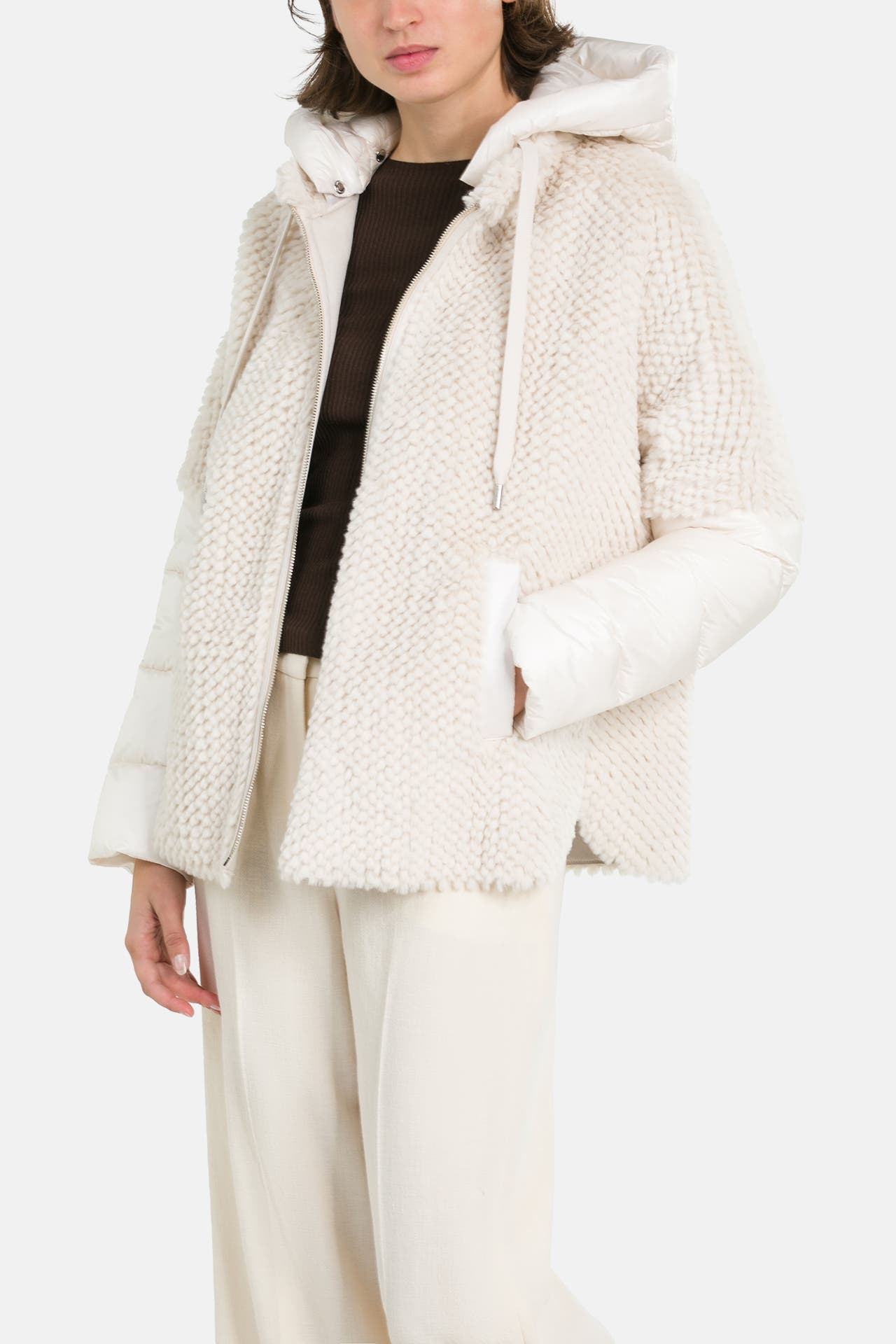 MILESTONE Felljacke 'Wega' creme, Bild 1