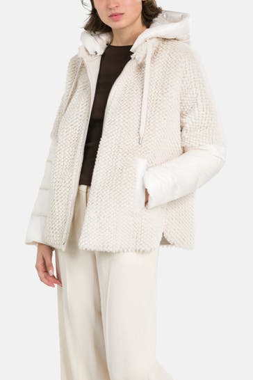 MILESTONE Felljacke 'Wega' creme