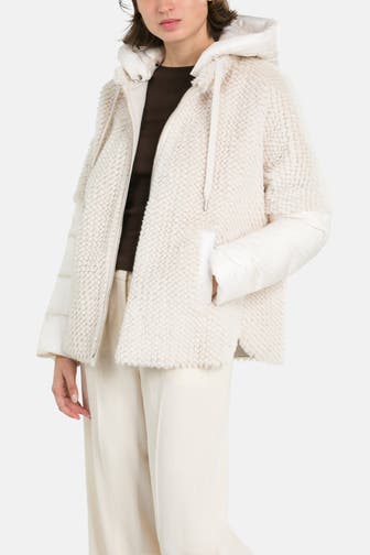 MILESTONE Felljacke 'Wega' creme