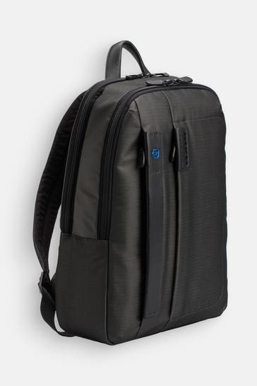 PIQUADRO Rucksack dunkelgrau