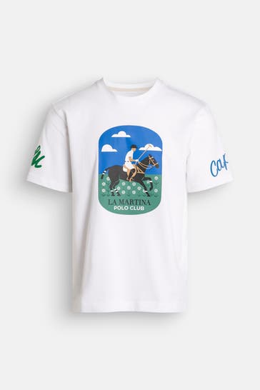LA MARTINA T-Shirt weiß