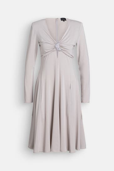EMPORIO ARMANI Kleid hellgrau
