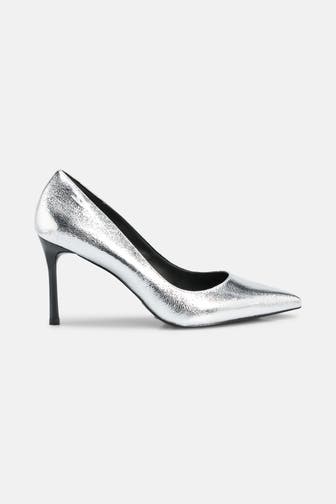 DIESEL Pumps 'D-Nine' silber