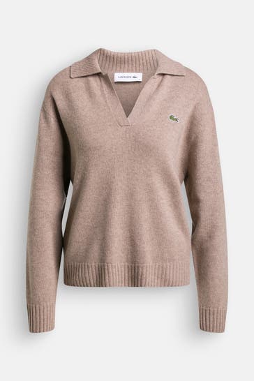 LACOSTE Cashmere-Troyer beige