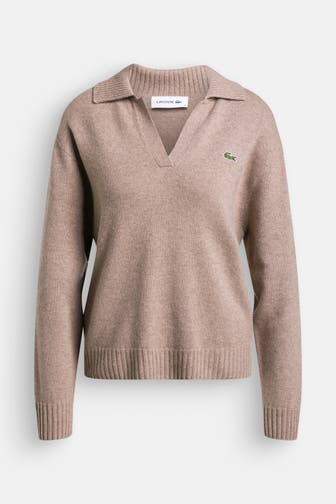 LACOSTE Cashmere-Troyer beige